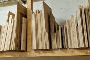 Holz Zuschnitte vieler einheimischer Holsorten